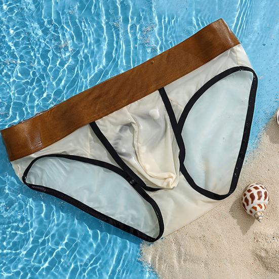 Трусы С низкой посадкой Эластичный пояс Дизайн с боковым вырезом U-образные трусы Дышащие