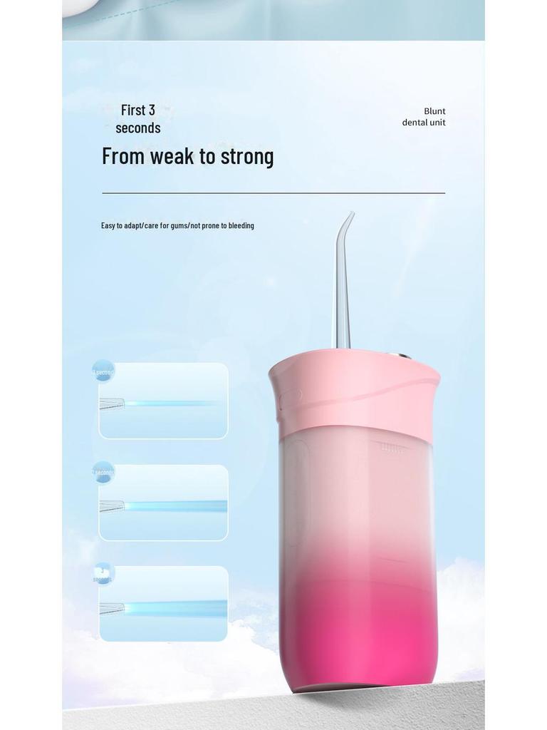 Портативный электрический телескопический ирригатор для полости рта, очиститель зубов