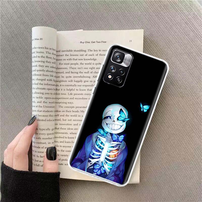Чехол для телефона Undertale Sans Doggo для Xiaomi Poco X4 F4 GT X3 NFC X5 X6 X7 Pro 5G M5 M5S M3 F5 Mi F6 F3 F2 F1 Чехол Coque Fundas T