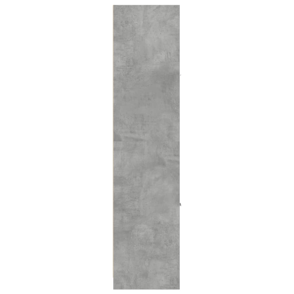 Apothecary Cabinet Concrete Gray 30x41x174.5 cm Engineered Wood