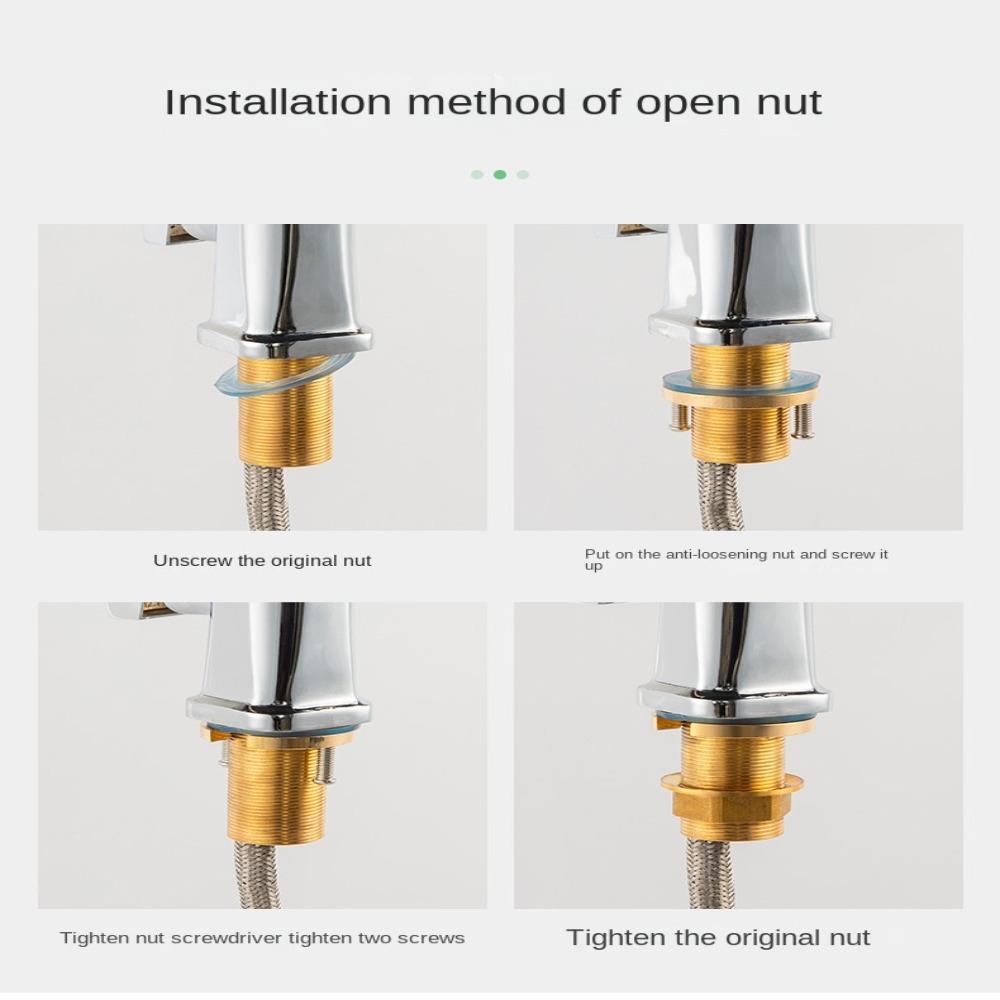 32 мм противоскользящая гайка для смесителя, аксессуары для крепления смесителя, крепеж для умывальника, фитинг для дома
