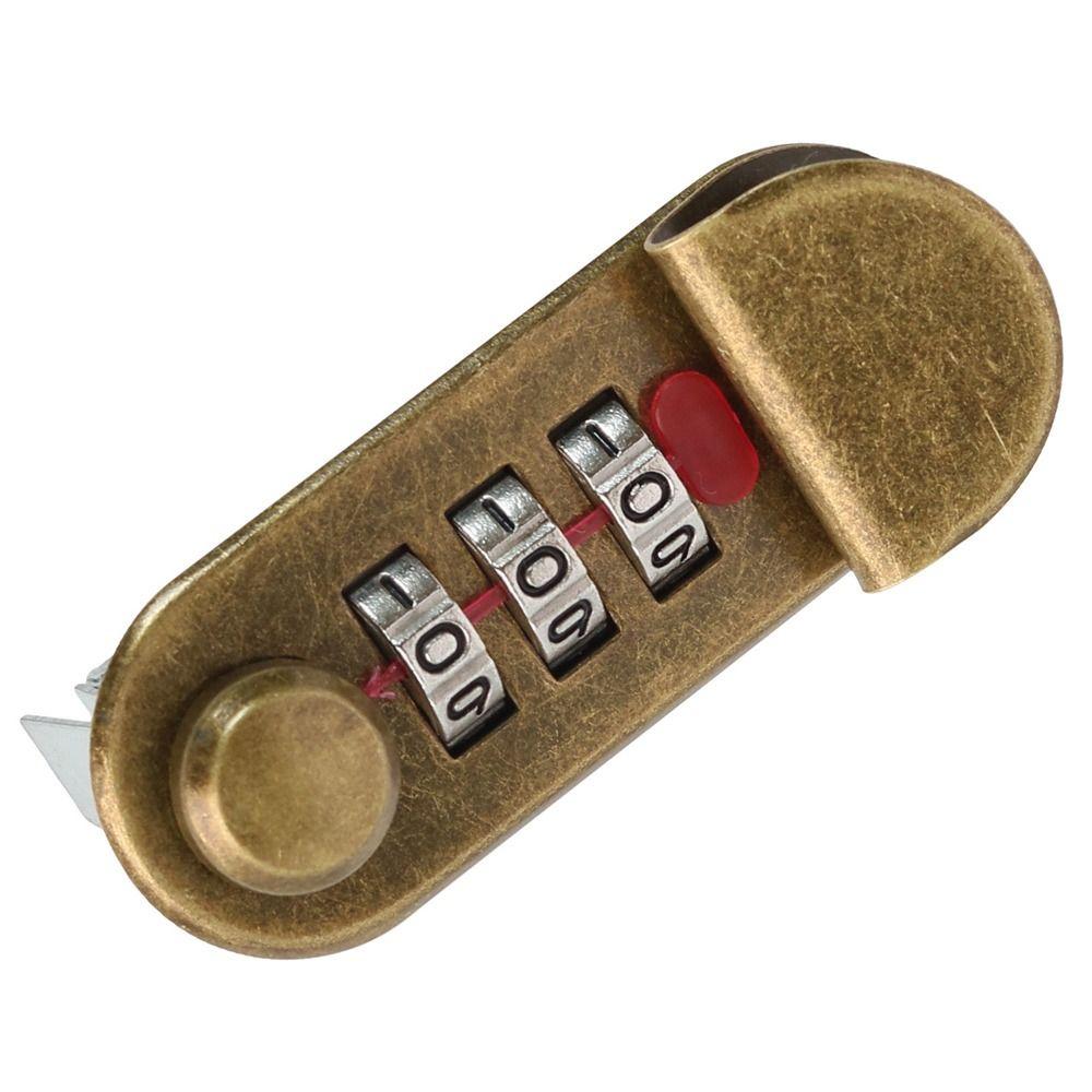 DIY Блокнот Пароль Замок Водонепроницаемый Портфель Замок Прочный Механизм Замок Багаж