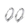 Brand Earrings for Men and Silver Hoop Simple Allergy For Both 10mm Women, Rings, Earrings, Titanium, Finish, Free, Ears, Disinfectant,