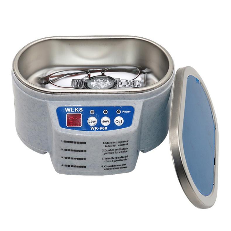 Ultrasonic Cleaner 30/50W Sonicator Bath 40Khz Degas for Watches Contact Lens Glasses Denture