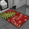 Рождественский мультяшный ковер для пола ванной и кухни Прочный и устойчивый к пятнам Легко чистится Подходит для домашнего декора