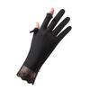 Lace Sun Protection Gloves UV Protection Ice Silk Gloves Lightweight Sunscreen Gloves  for Summer