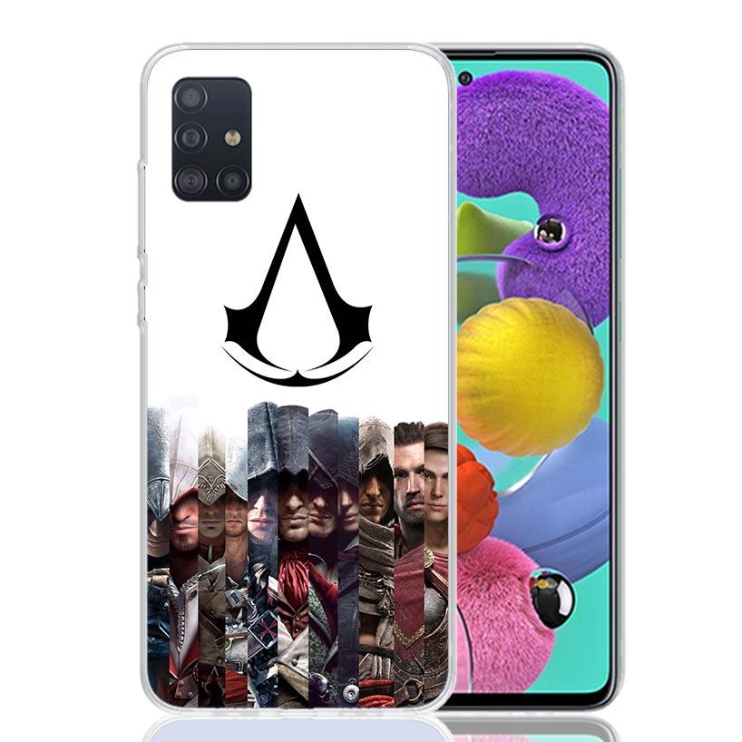 Чехол для телефона A-Assassins Game Creed для Samsung Galaxy A52 A51 A50S A12 A22 A32 A72 A10S A30S A31 A71 Note 20 Ultra 10 Plus S10 Ga