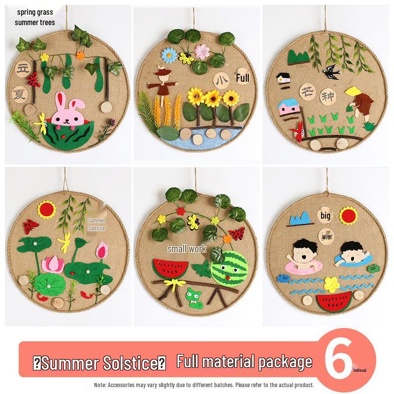 Children's Back-to-School Gift: DIY 24 Solar Terms Hemp Rope Craft Kit