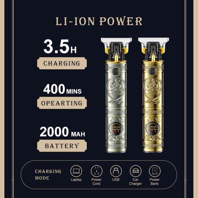 Парикмахерская Скульптура Цифровой дисплей Электрические машинки для стрижки волос