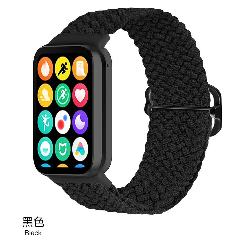 Нейлоновый ремешок-петля для Xiaomi Mi Band 9/8 Pro Аксессуары для браслета Ремешок для Redmi Watch 5/4 Ремень Умные часы Запасной ремешок на запястье