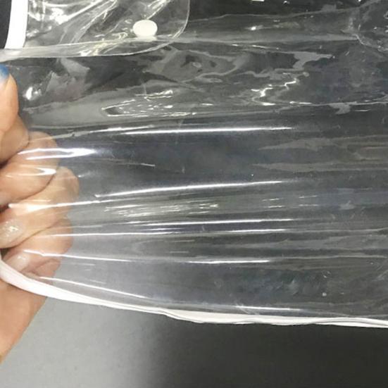 Дождевик для домашних животных Прозрачный дизайн с кнопками с капюшоном Минималистичный регулируемый ветрозащитный мягкий дождевик для собак Дождевик для домашних животных Дождевик