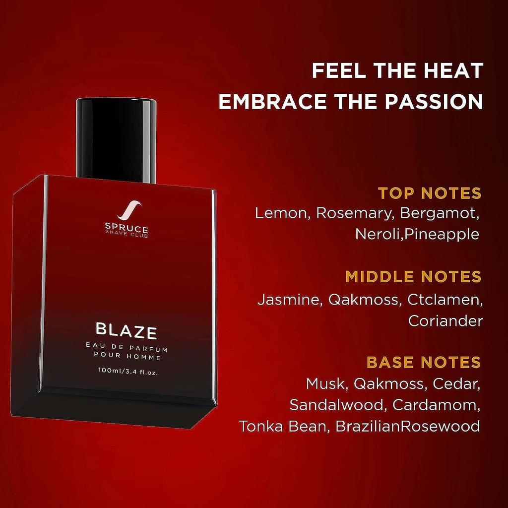 Spruce Shave Club Blaze Духи для мужчин 100 мл | EDP ​​Мужские духи | Идеальные подарки для мужчин