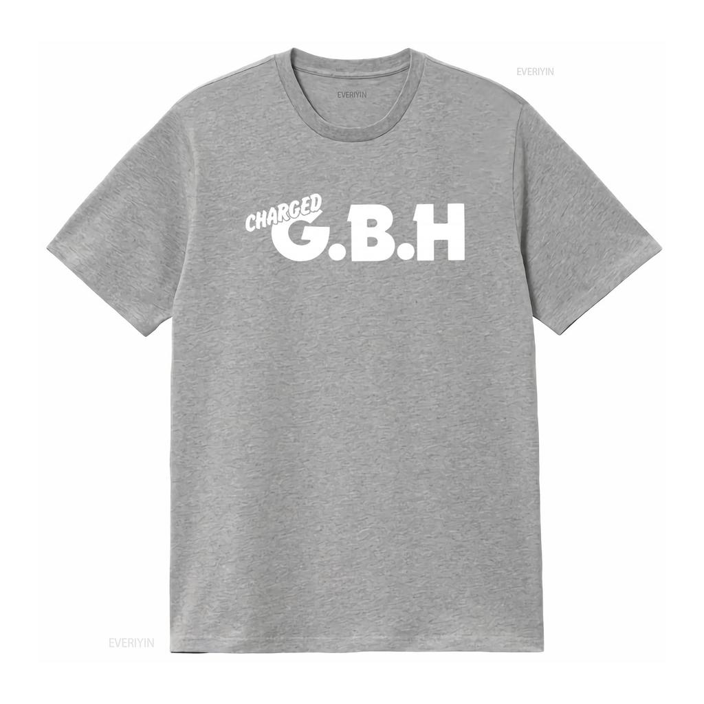 GBH Панк-рок Заряженная Футболка Музыкальная Группа Принт винтажный Стиранная дизайнерская одежда графический уличная мода Повседневная мода мужская