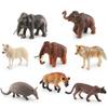 Simulated African Elephant, Cougar, Arctic Wolf, Mammoth, Hyena, Armadillo, Animal Model, Static Tabletop Ornament
