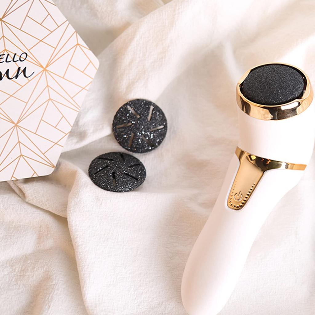 Электрический пылесос для удаления мозолей с пылесосом от перхоти, перезаряжаемый водонепроницаемый набор инструментов для педикюра для удаления мозолей