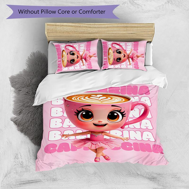 Brainrot 3pcs Bedding Set Duvet Cover Closure Includes 1 Duvet Cover & 2 Pillowcases for All Seasons Bedroom Home Dorm Decor