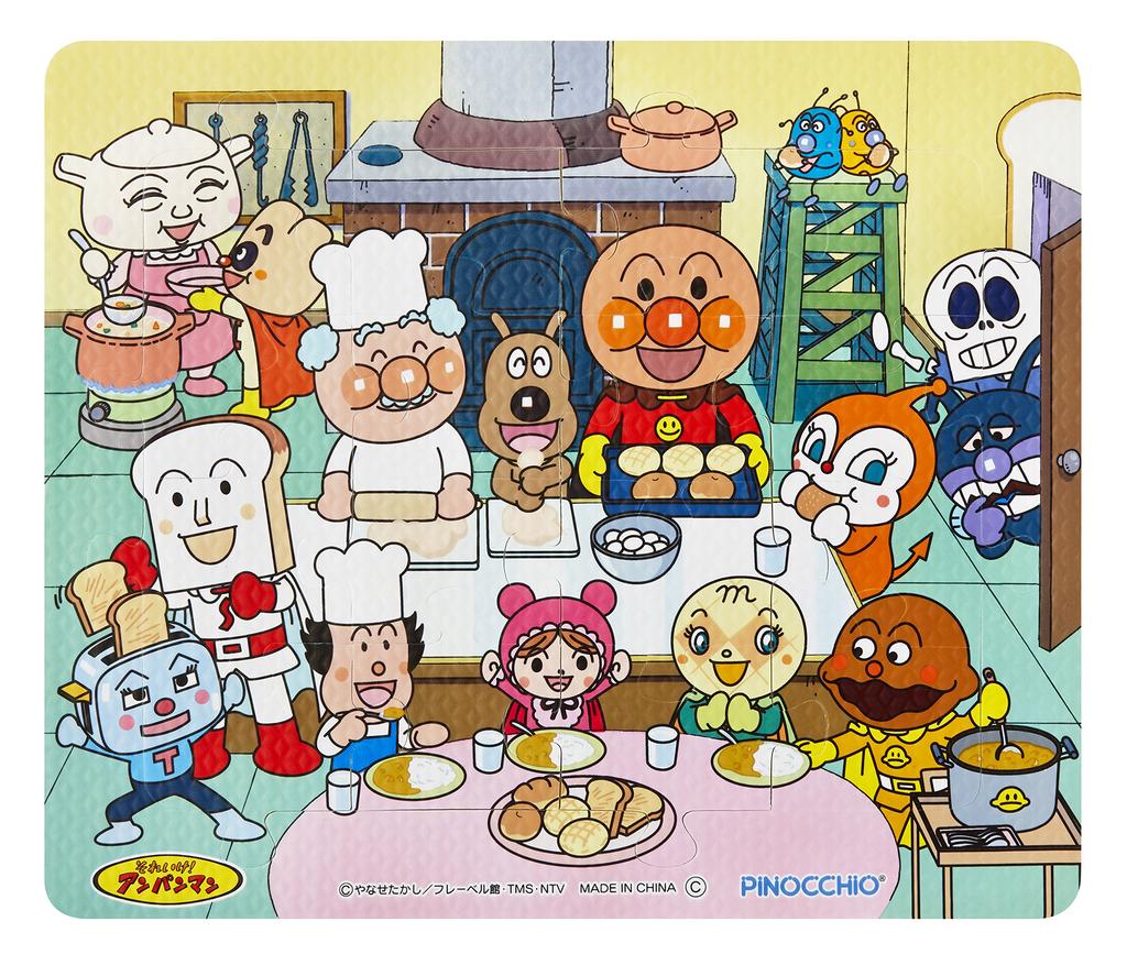 AGATSUMA Anpanman Мягкая головоломка, в которую можно играть в ванной.