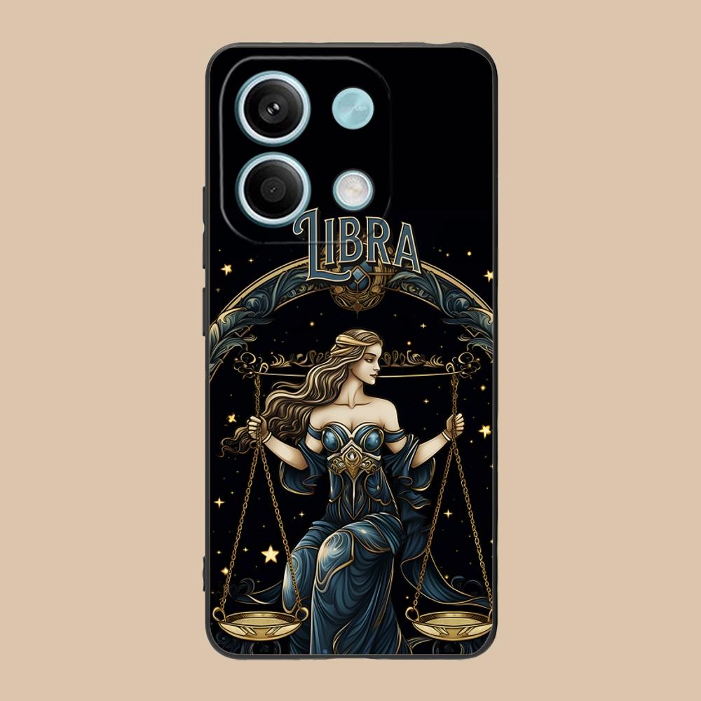 Чехол для телефона со знаком зодиака Весы для POCO F8 F7 F6 F5 F4 F3 F2 Pro GT C75 C71 C65 C61 C40 Pro Ультрамягкий ударопрочный чехол из ТПУ