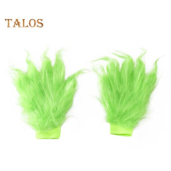 1 Set Christmas Costume Includes Top Pants Hat Belt Gloves And Shoe Cover Cartoon Furry Animal Cosplay Santa Performance Drama Stage Opera Outfit