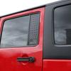 Накладка на заднее окно автомобиля, декоративная рамка для Jeep Wrangler JK 2007-2017, 4-дверная версия, металлические автомобильные аксессуары