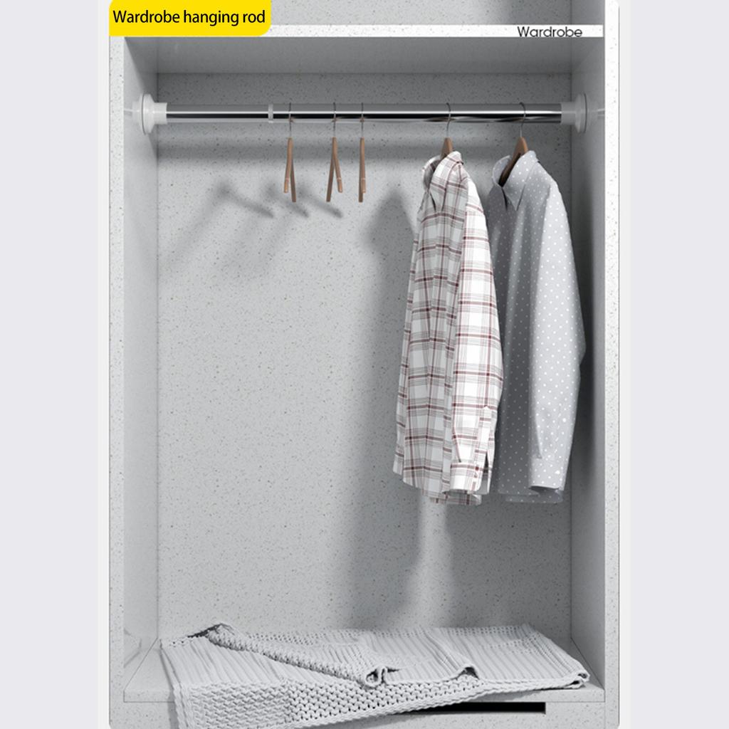 Карниз для штор TENSION, удлиненный карниз для штор без сверления для окна или ванной комнаты, патио, регулируемый пружинный карниз для душевой шторы, простой в установке