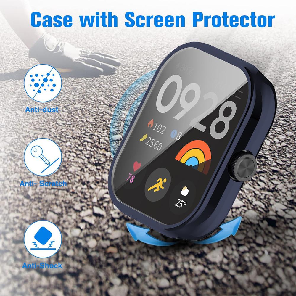 TPU Screen Protector Case For Xiaomi Redmi Watch 4 Full Cover Protective Shell Watch Cases For Redmi Watch 4 Case Cover