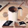 Rechargeable Smart Magnetic Stirring Cup for Coffee, Smoothies, and Protein Shakes