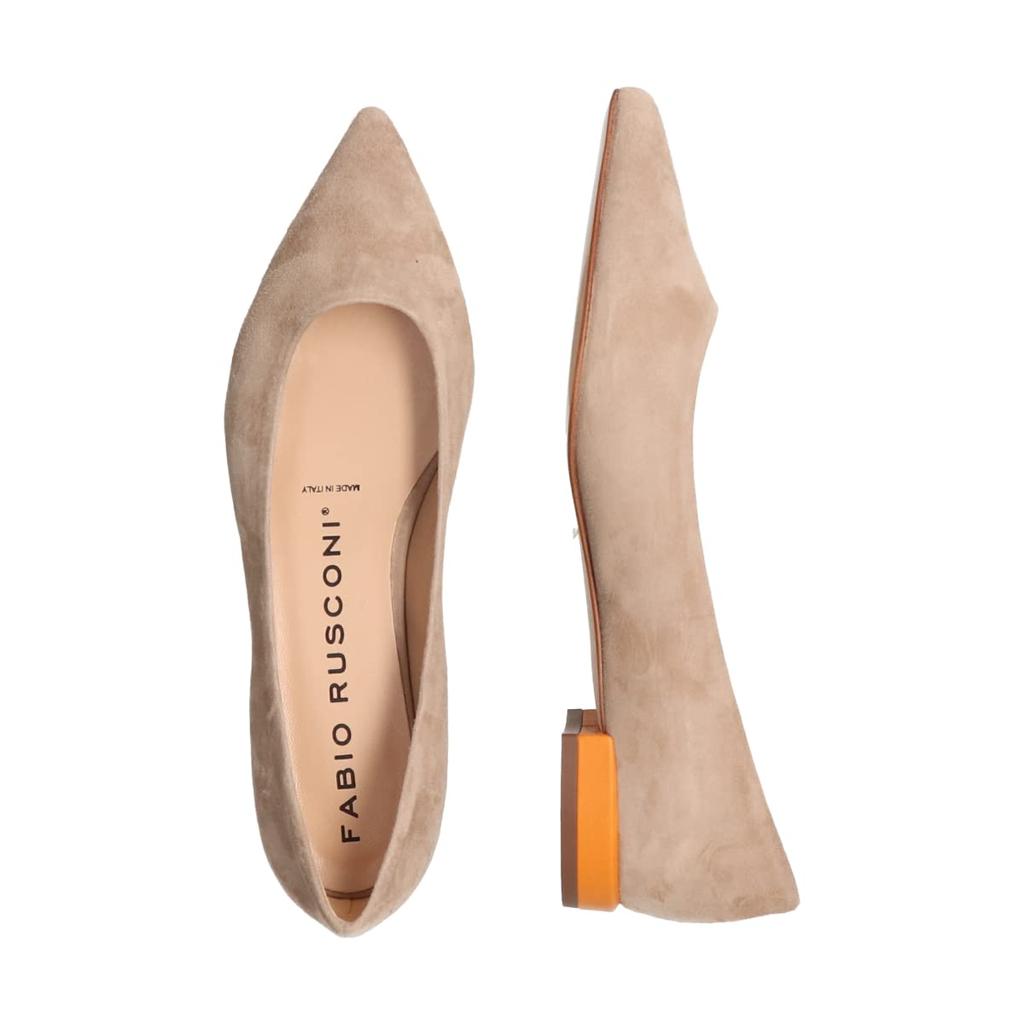 Pumps Pointed Toe Collar Heel Pumps F21106 Beige Cm [Fabiorsconi] Women's 24.5