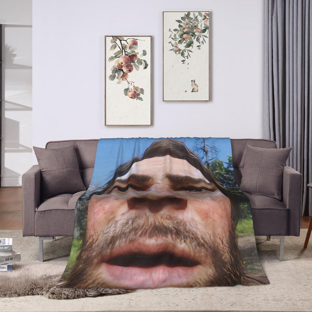 Arthur Morgan  Super Soft Blanket  Aesthetic Home Decor Flannel Bedspread Sofa Bed Cover