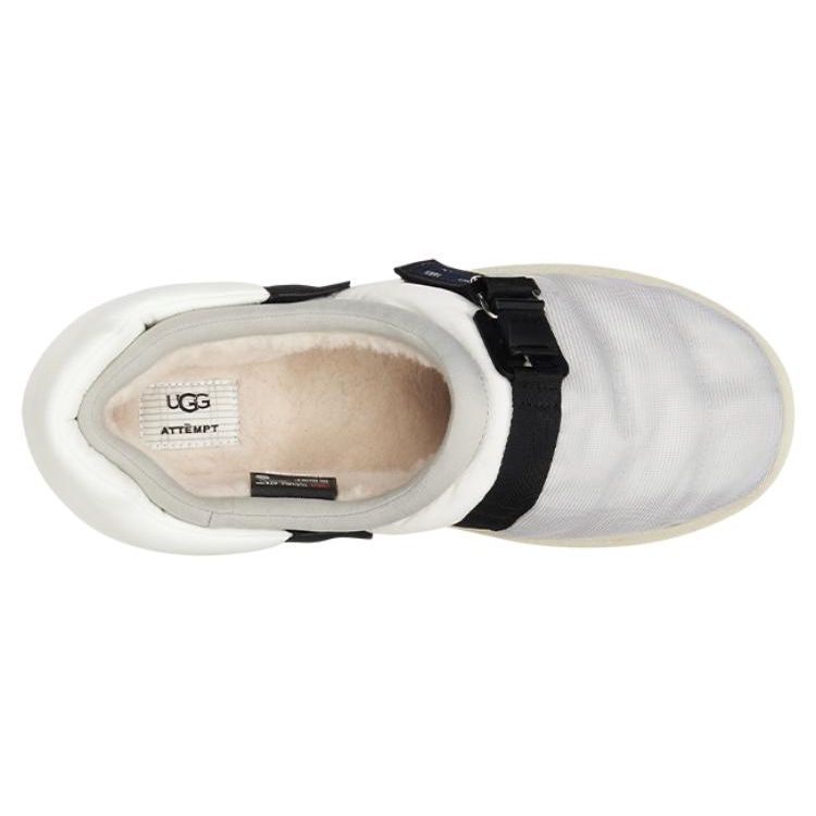 ATTEMPT x UGG Удобные универсальные повседневные туфли с низким верхом Туфли унисекс Черно-серые 1157351-GRY