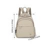 Portable Women Nylon Backpack Waterproof Minimalist Commuting Backpack  Travel