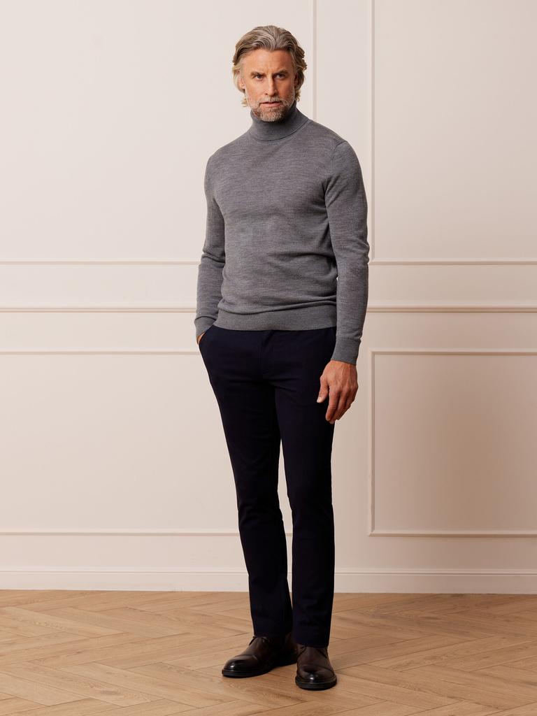Navy Blue Wangford Trousers 36/32