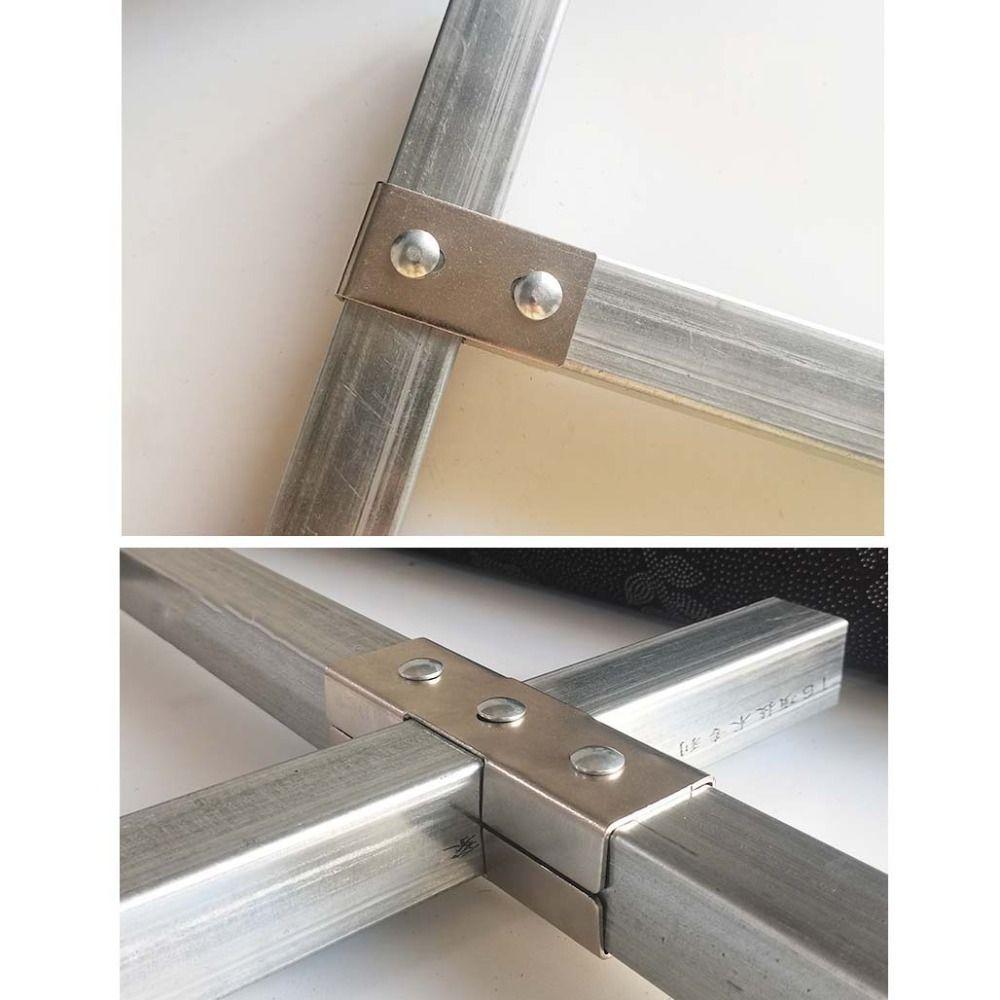 solderless Square Tube Connector 40*40mm Clip Fastener Steel Joint Connector  Storage Rack