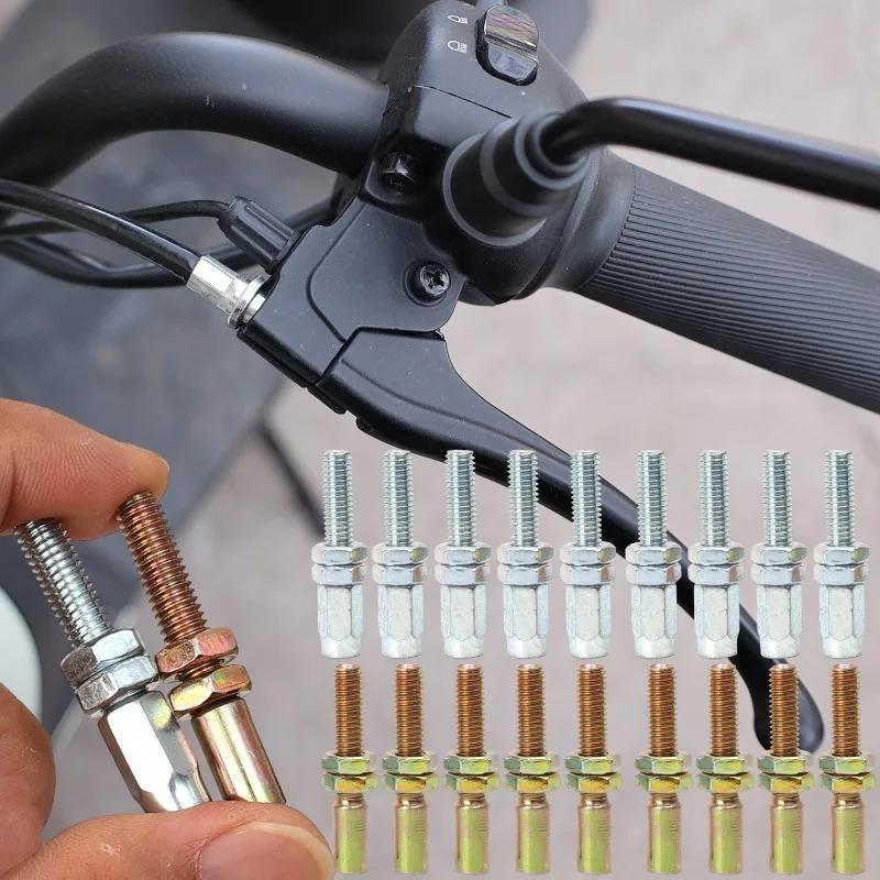 M6 Motorcycle Clutch Screw for Motorcycle Clutch Cable Wire Adjuster Universal Adjustment Aluminum Throttle Cable Adjuster Screw