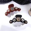 Winter Rhinestone Hair Clip Women Hair Claws Hairgrip Crystal Shark Clip Korean Ponytail Holder