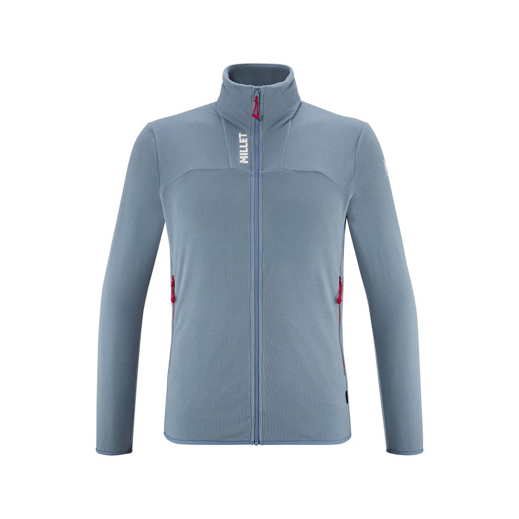 Мужская флисовая куртка для альпинизма Millet Ubic Light Grid MIV10448, цвет Coronet Blue, размер L (Новый логотип)
