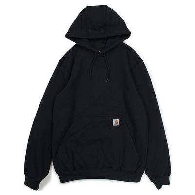 Толстовка с капюшоном Carhartt средней плотности, размер M, K121, черная, [Б/У]