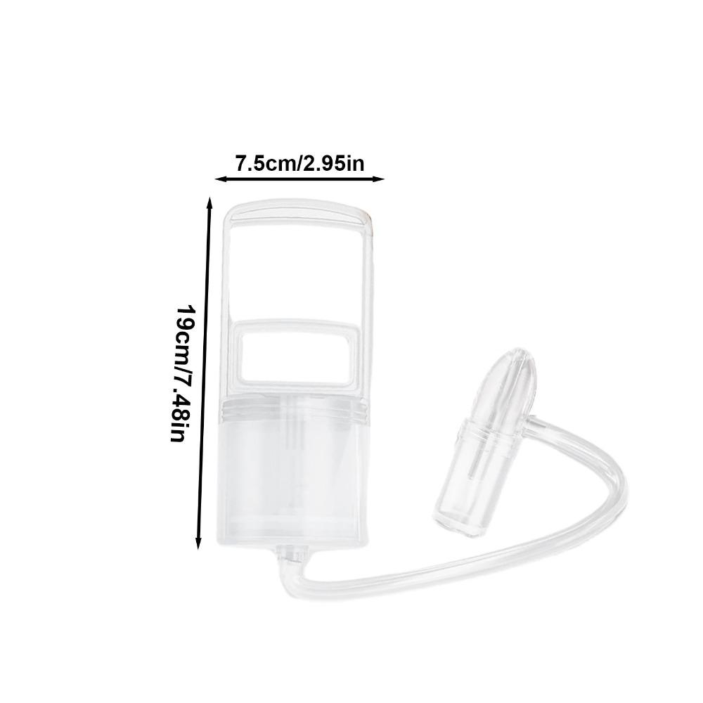 Non-invasive Baby Nasal Aspirator Manual Nose Suctioners Reusable Nose Sucker for Baby