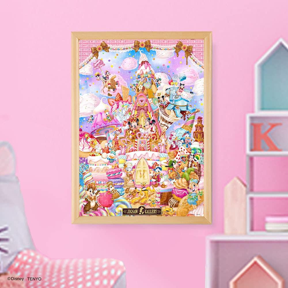 Tenyo In Jigsaw Puzzle Disney Sweet Kingdom Includes and Service Card (Tenyo) [Made Japan] 300-Piece Mickey's (30.5x43cm) D-300-053, Glue, Spatula,