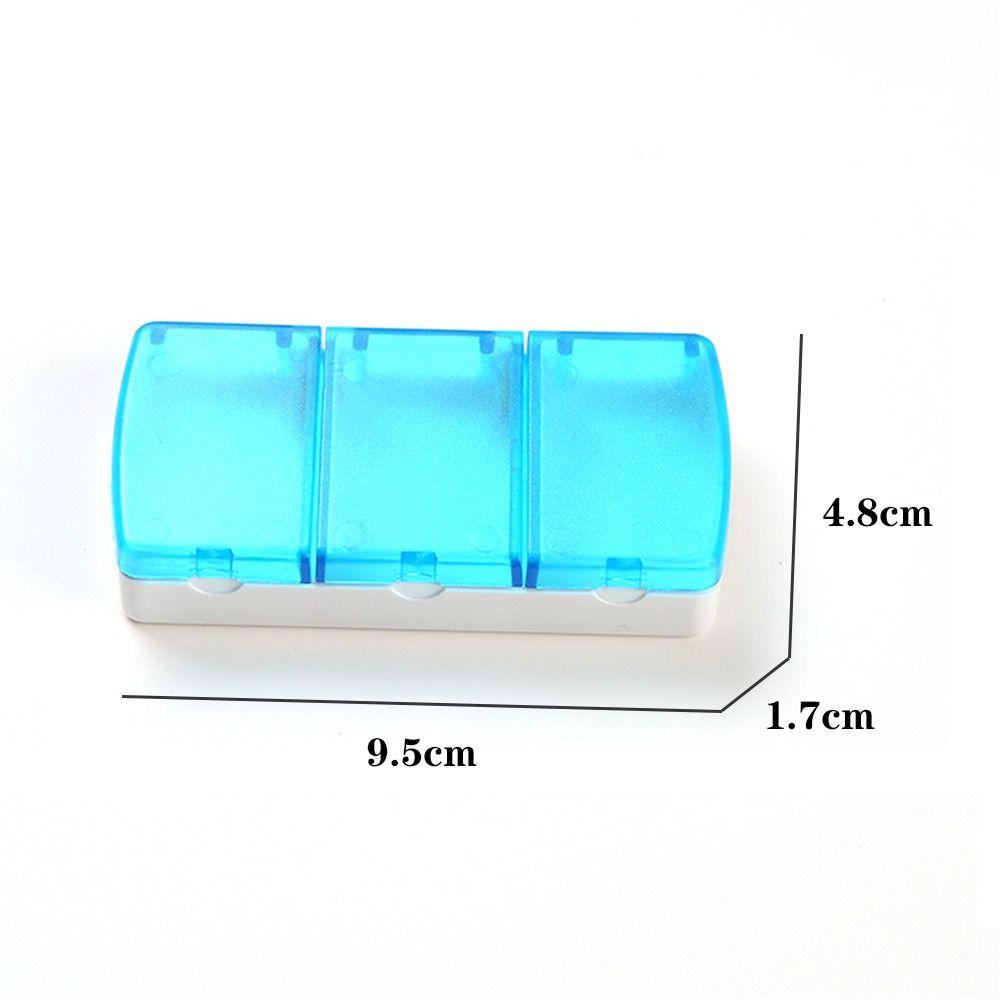 Портативный герметичный контейнер для хранения таблеток в медицинском учреждении, пластиковый футляр для лекарств