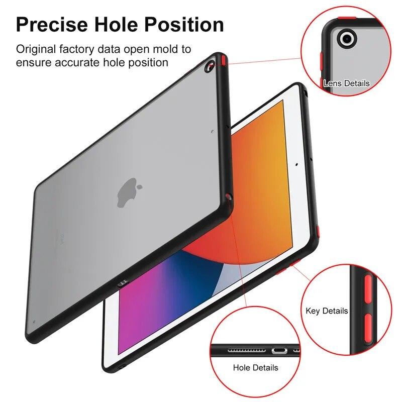 9 Th Ipad 10 For 8 7 6 5 97 Inch 109 Inchgeneration Pro 11 Air 5 4 3 Mini 6 4 5 Cases Frosted Translucent Cover For Samsung Galaxy Tab A9 S9 2023