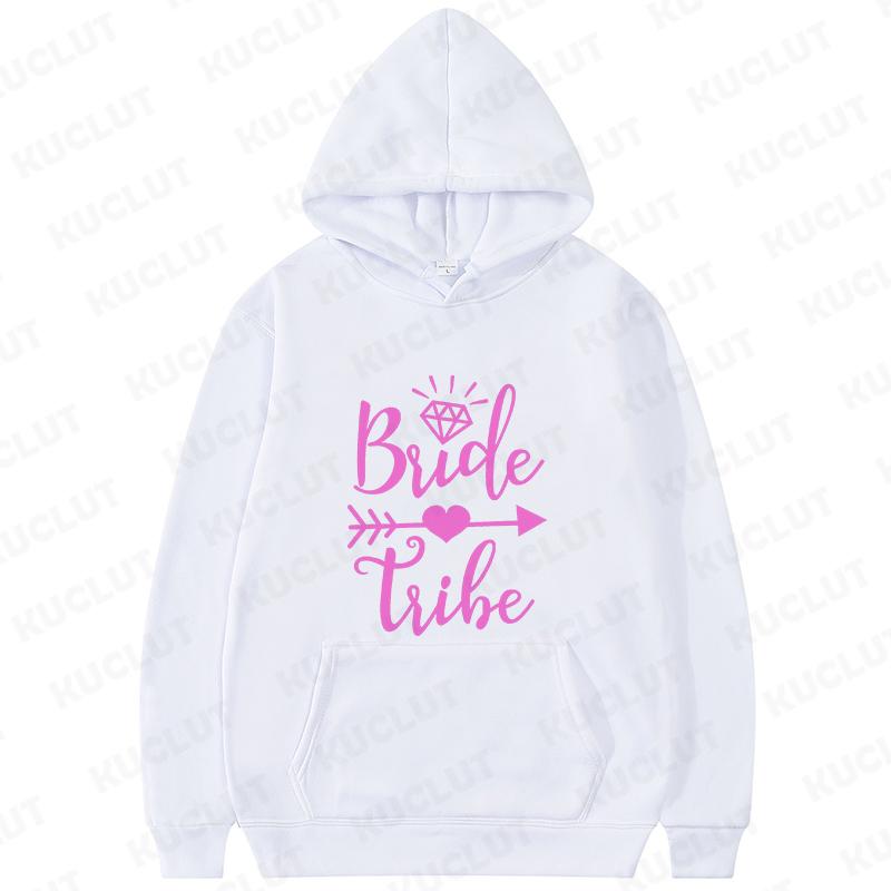 2D Bride Squad Bridal Hoodies Matching Hooded Tops with Romantic Prints Ideal for Bachelorette Party Bridal Showers Sweatshirts
