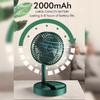 Мини-складной телескопический вентилятор USB перезаряжаемый напольный вентилятор для студенческого общежития, дома, на открытом воздухе, для кемпинга, офиса, небольшой настольный вентилятор