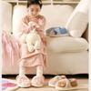 Children's Home Indoor Floor Slippers Soft Sole Warm Cotton Shoes