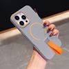 Магнитный силиконовый чехол для iPhone 17 Pro Max, ТПУ-имитация оригинала, Защитная крышка однотонная