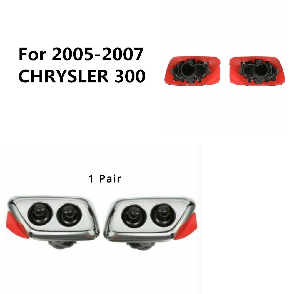 1 пара форсунок омывателя фар, левая и правая, для Chryaler 300 2005-2007