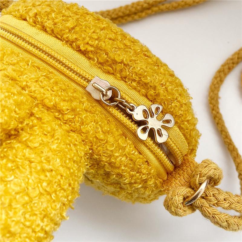 Kawai маленькие мягкие плюшевые сумки через плечо с кроликом для маленьких девочек, портмоне, сумки, детские модные сумки на плечо, внешняя сумка для монет, карточек