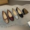 Fashion Bailamos New Sweet Women Ballet Flats Fashion Butterfly-Knot Casual Working Shoes Woman Spring Summer Ladies Concise Flats Mujer