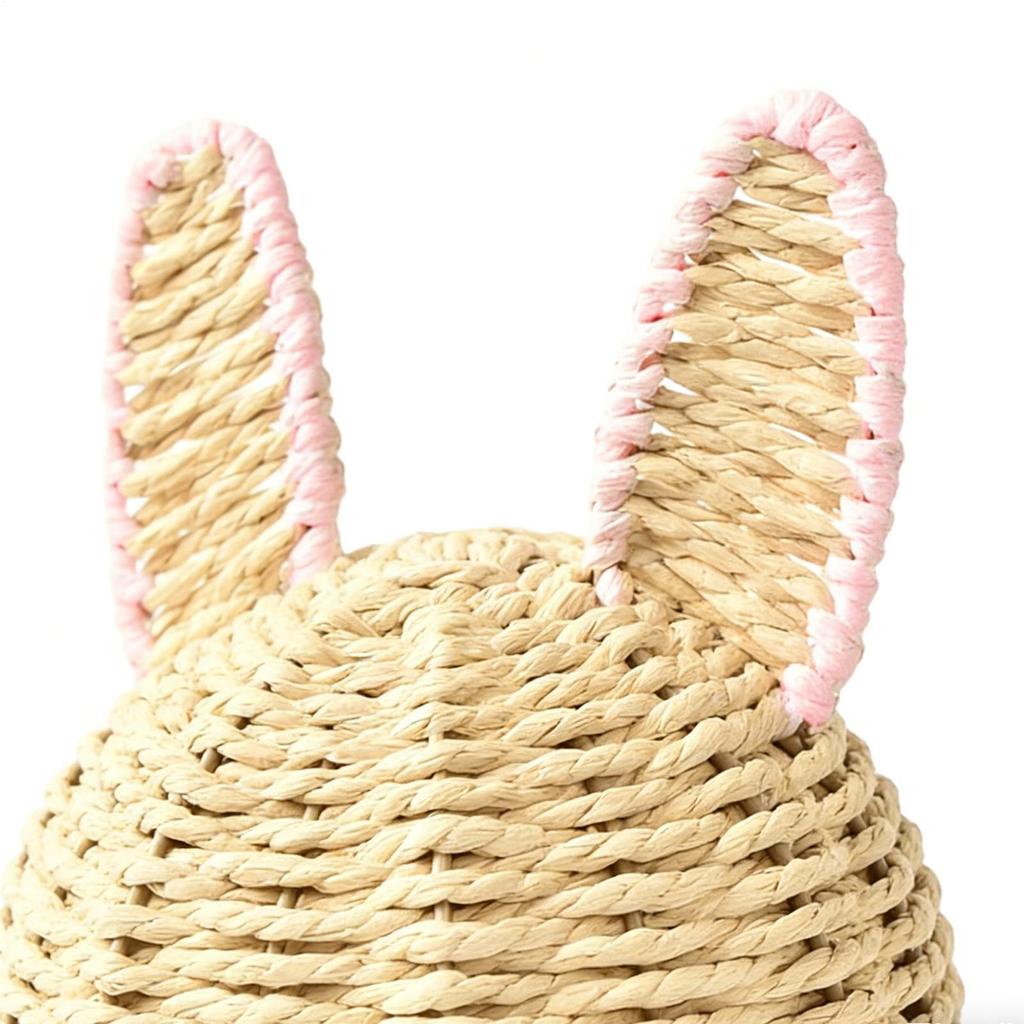 Корзина Пасхального Зайца Плетеная Корзина для Закусок Плетеная Корзина для Фруктов Для Владельцев Дома Планировщиков Вечеринок Обеденный Стол Передний Крыльцо