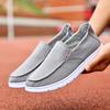 Men Shoes Summer Canvas Shoes Breathable Comfortable Outdoor Slip On Walking Sneakers Classic Loafers For Men 2024